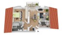 Strietwald - Rendite 3,85% - 2-Zimmerwohnung mit Balkon, Fußbodenheizung, inkl. Garage