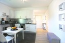 VERMIETET: Projektwohnung: Schöne, komplett möblierte kleine Wohnung mit Sonnenterrasse - im schönen Pempelfort